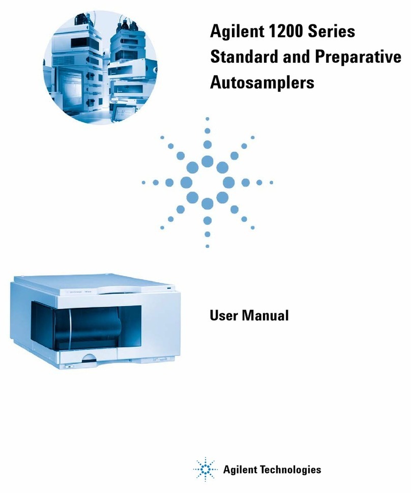 Agilent Technologies 1200 series User manual
