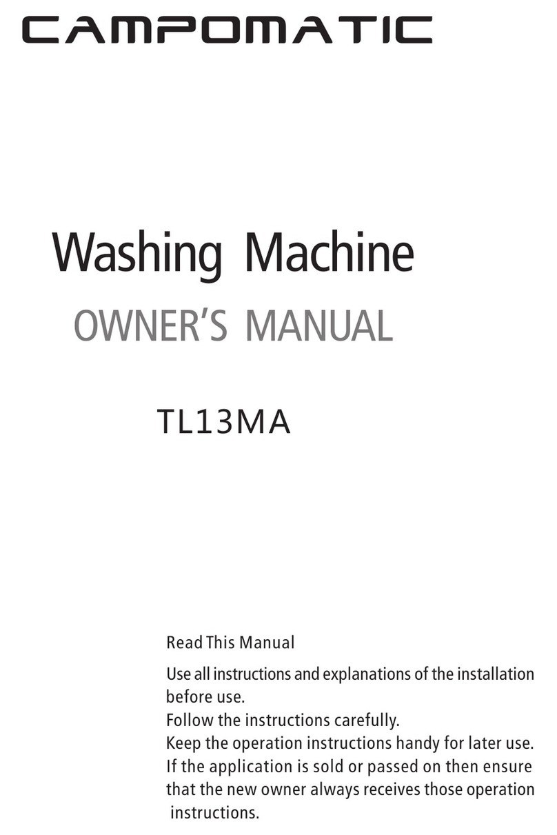 Campomatic TL13MA owner's manual