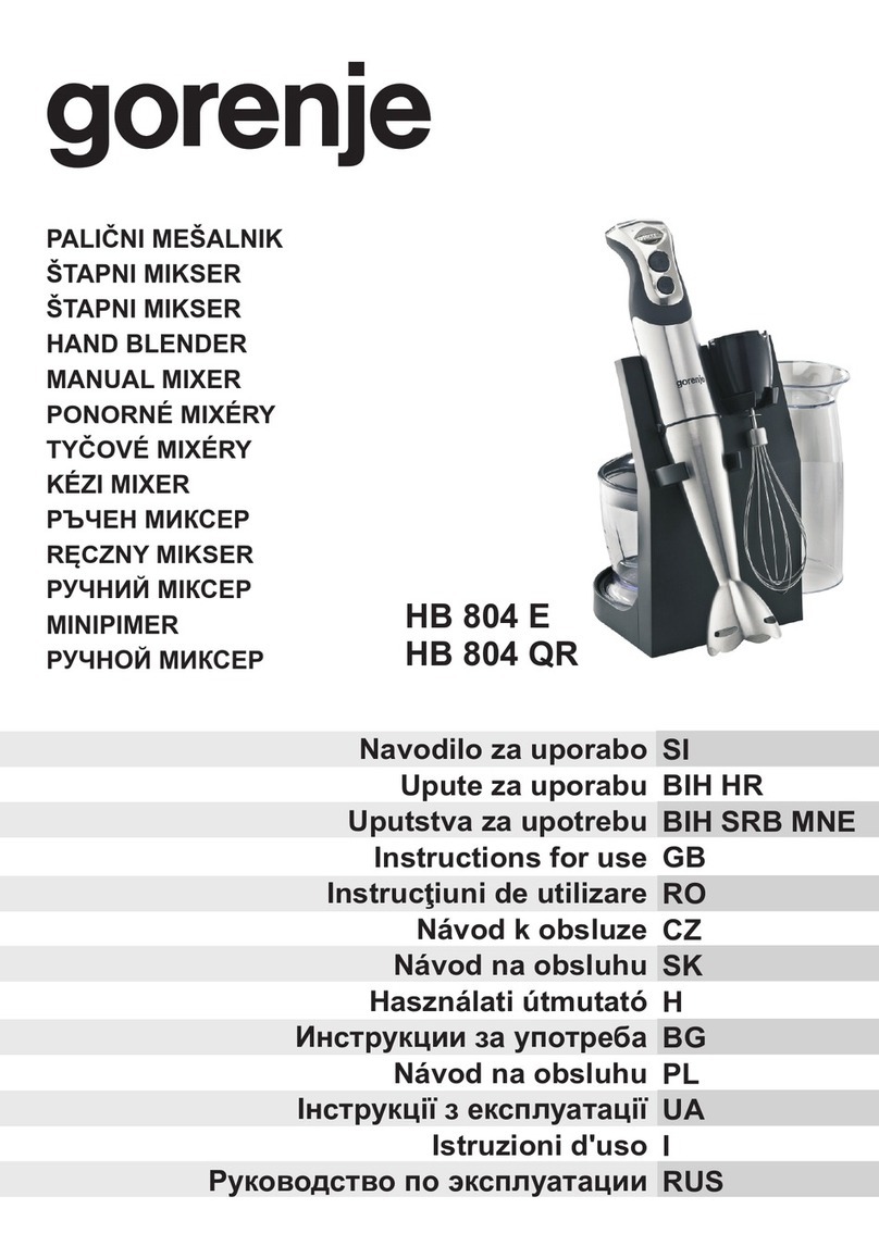 Gorenje HB 804 QR Instructions for use
