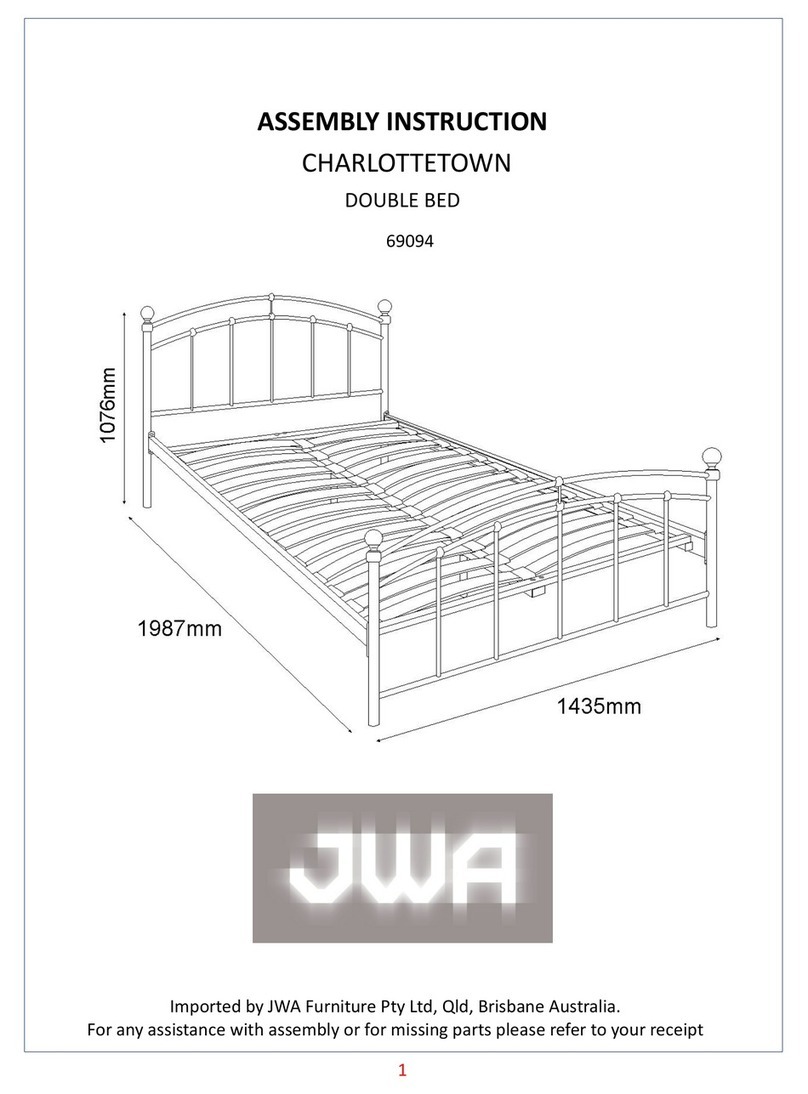 JWA CHARLOTTETOWN 69094 Assembly instruction