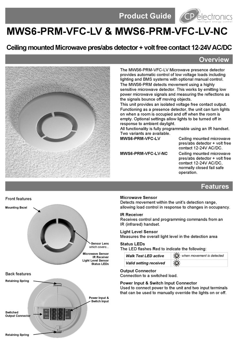 C.P. Electronics MWS6-PRM-VFC-LV Product guide