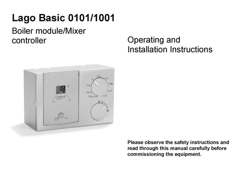 Kromschroeder Lago Basic 0101/1001 Operating and installation instructions Kromschroeder Lago Basic 0101/1001 Operating and installation instructions