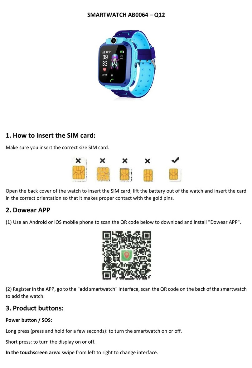 tekkiwear AB0064 - Q12 quick start guide