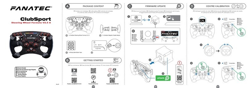 FANATEC Clubsport User manual FANATEC Clubsport User manual