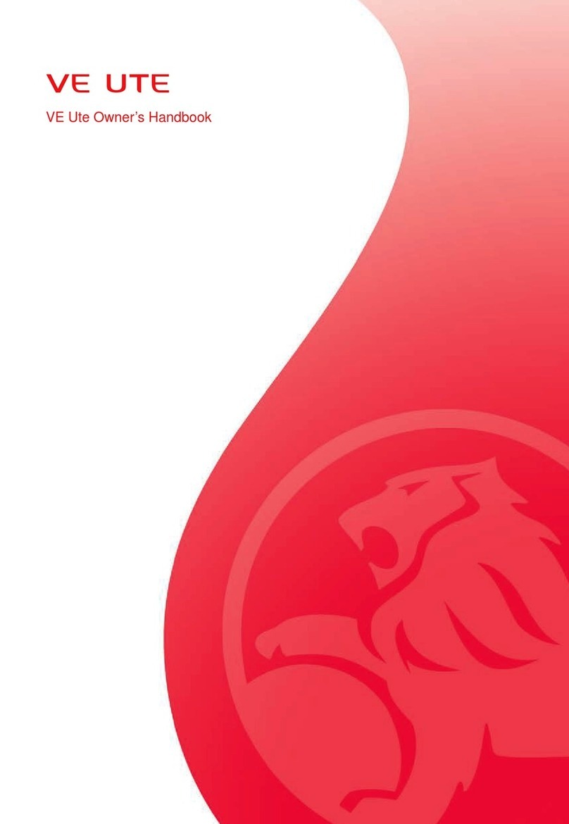 HOLDEN VE Ute 2010 User guide