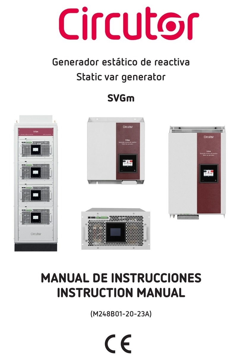 Circutor SVGm-4WF-020M-400 instruction manual