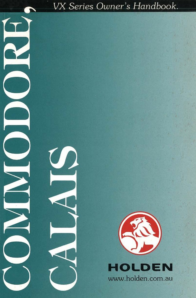 HOLDEN VX Series 2000 User guide HOLDEN VX Series 2000 User guide