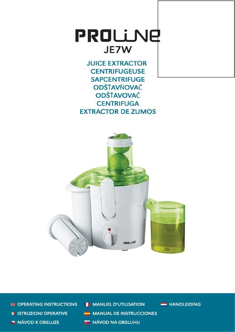 Proline JE7W User manual