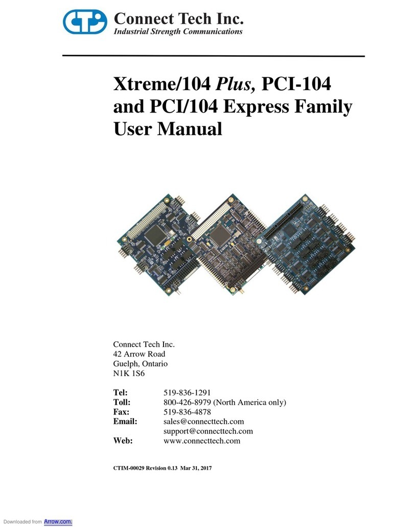 Connect Tech Xtreme/104 Plus user manual