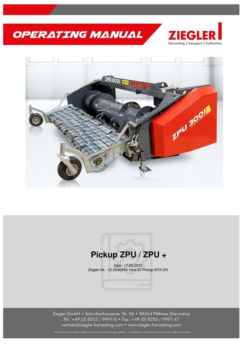 Ziegler Pickup ZPU User manual