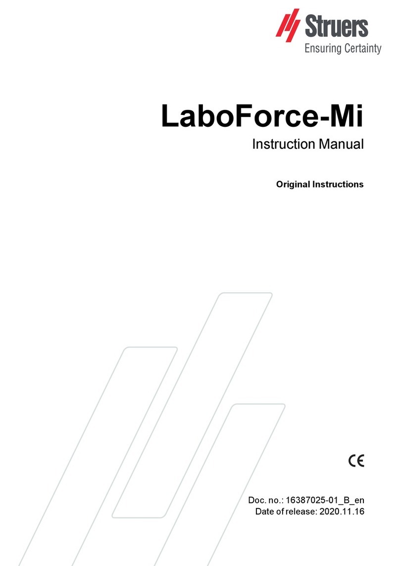 Struers LaboForce-Mi User manual Struers LaboForce-Mi User manual