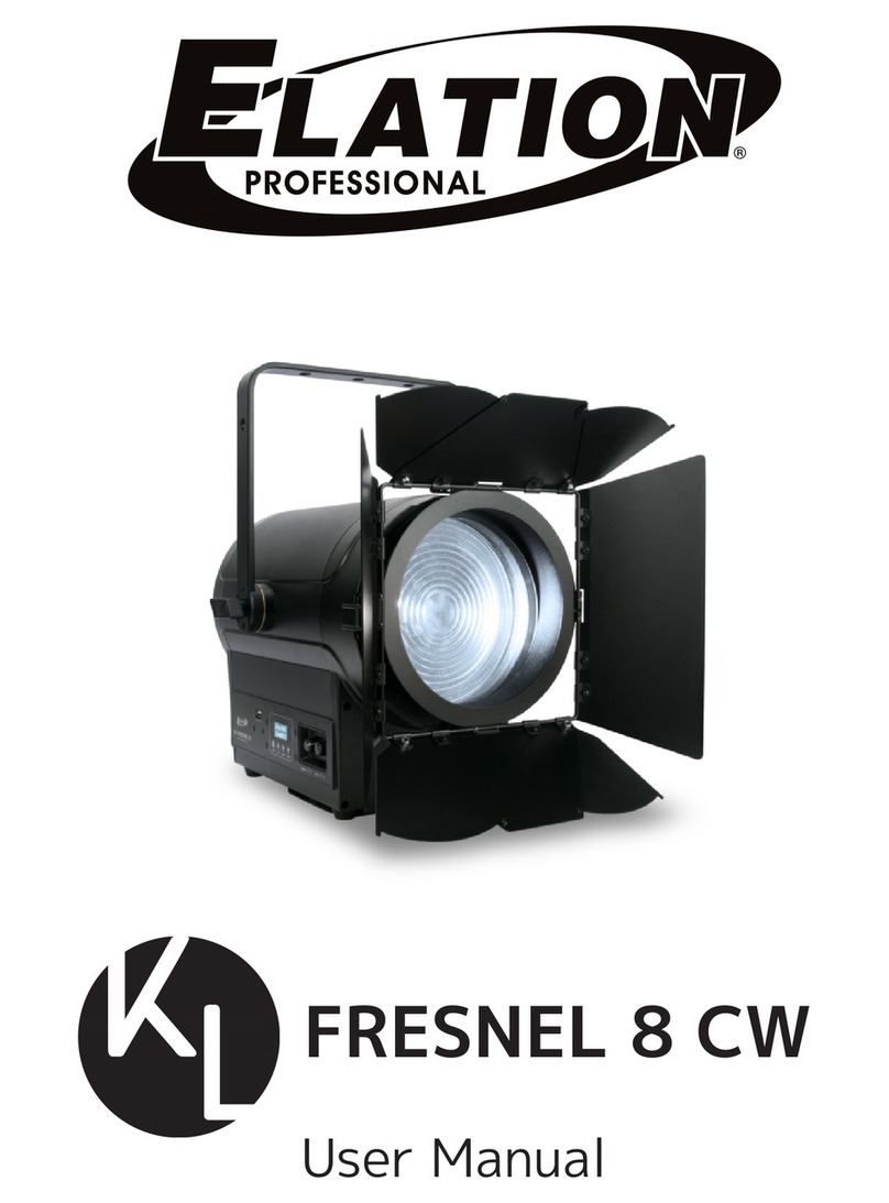 Elation KL FRESNEL 8 CW user manual