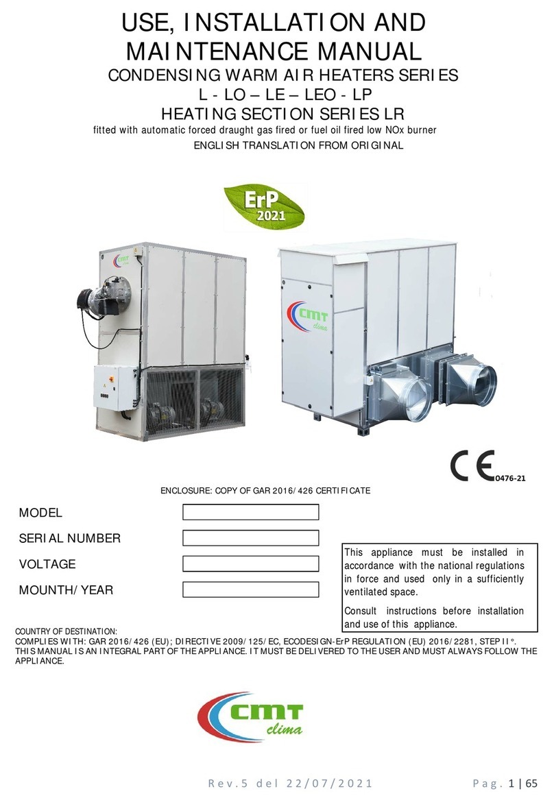 CMT L Series Use, Installation and Maintenance Manual
