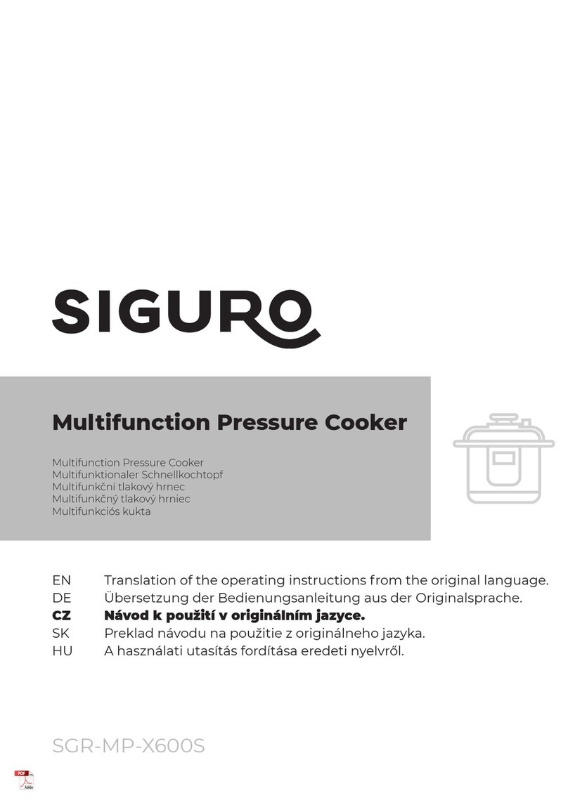 SIGURO SGR-MP-X600S manual