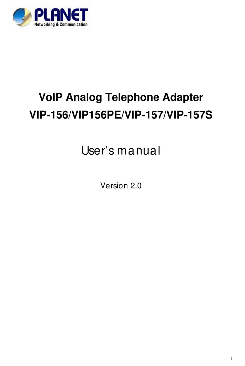 Planet VIP-156 user manual