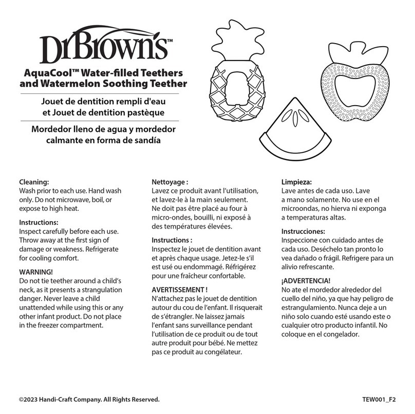 DrBrowns AquaCool quick start guide