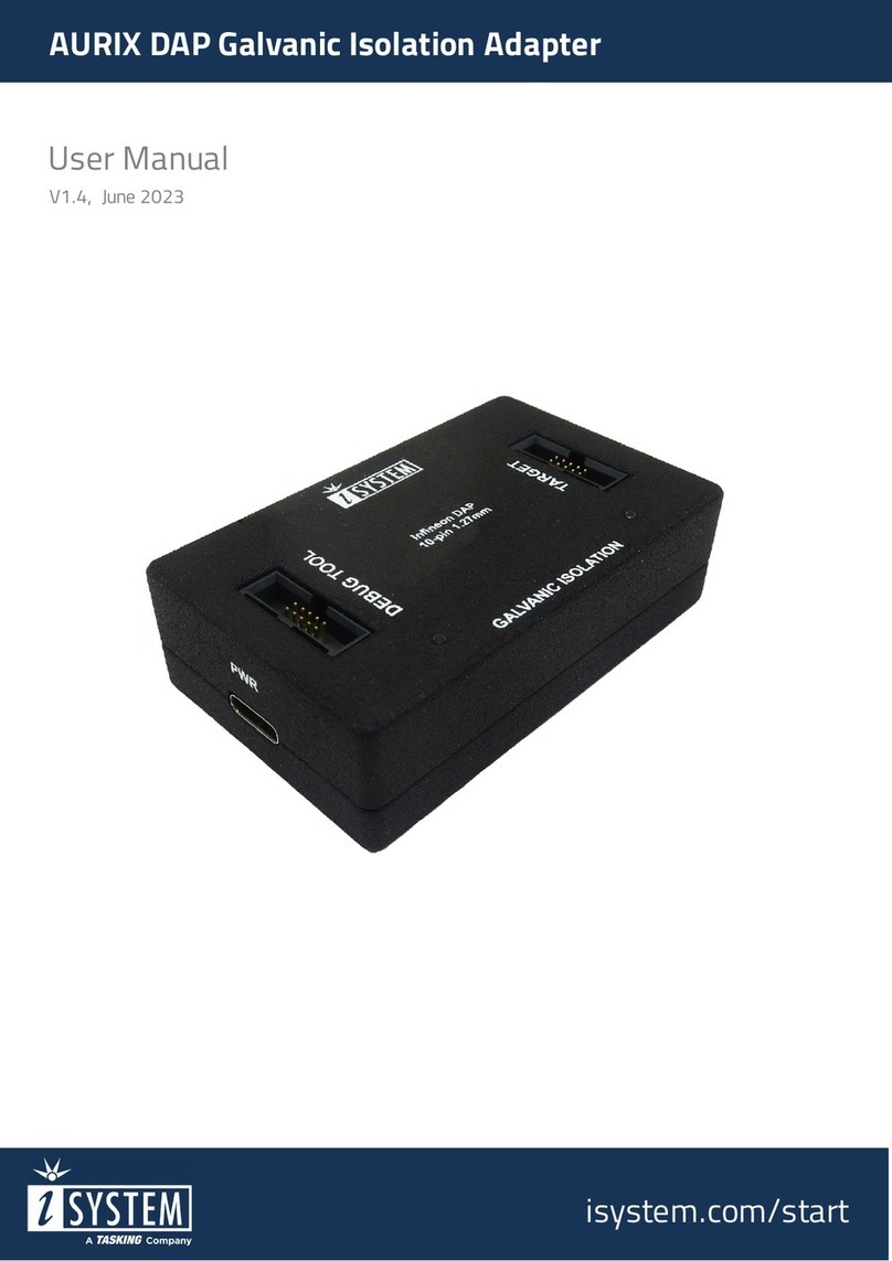 TASKING iSYSTEM AURIX DAP User manual
