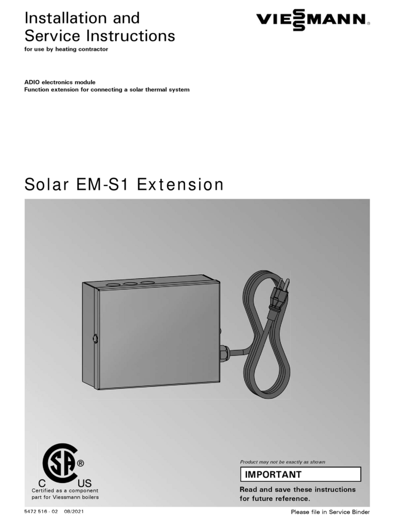 Viessmann EM-S1 Installation and service instructions