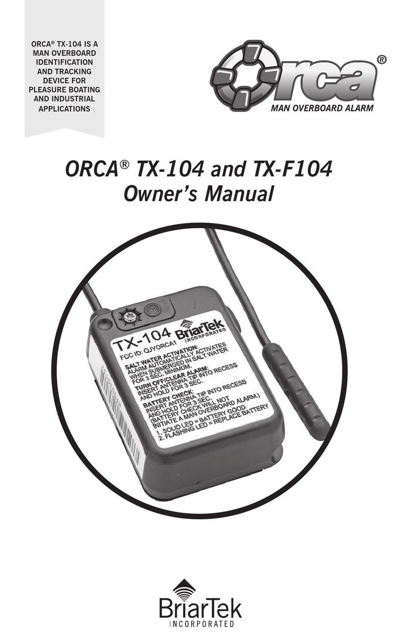 BriarTek ORCA TX-104 owner's manual