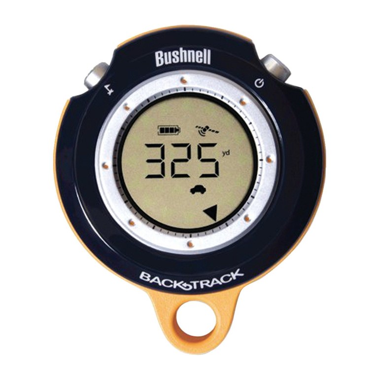 Bushnell BackTrack 36-0050 user manual