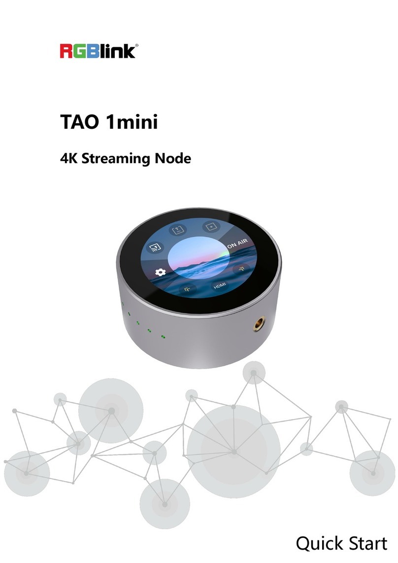 RGBlink TAO 1mini User manual