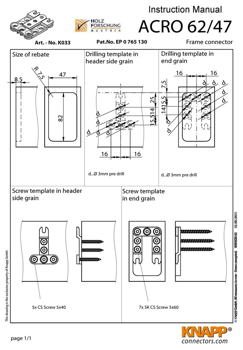 knapp ACRO 62/47 instruction manual