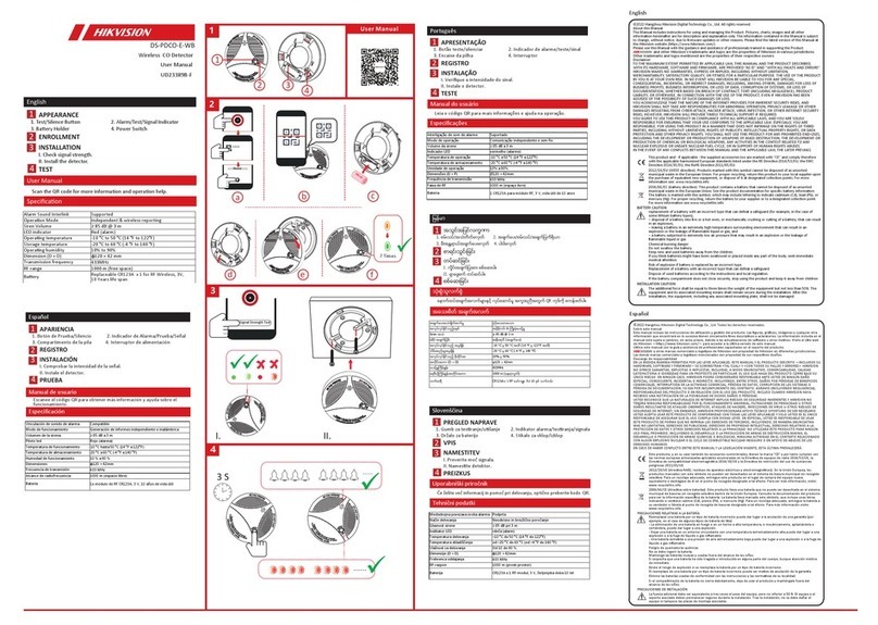 HIK VISION DS-PDCO-E-WB User manual