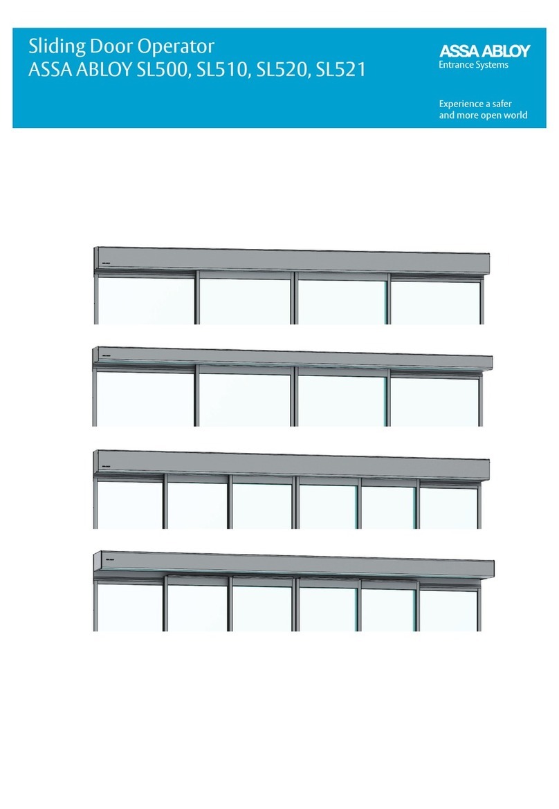 Assa Abloy Besam SL500 manual