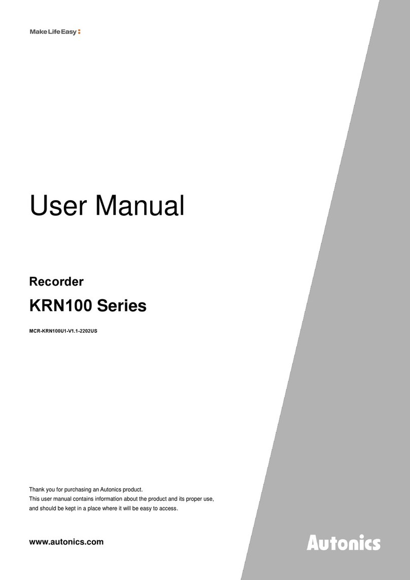 Autonics krn100 series User manual