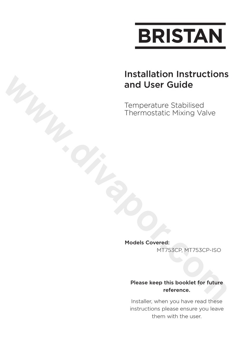 Bristan MT753CP Installation instructions and user guide