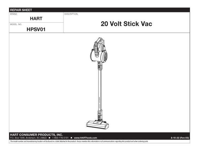 HART HPSV01 Repair sheet