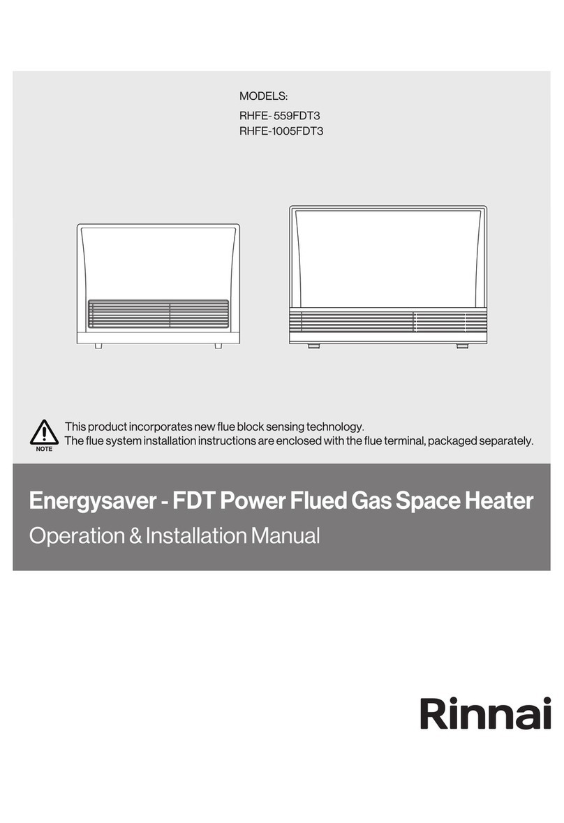 Rinnai RHFE-559FDT3 User manual