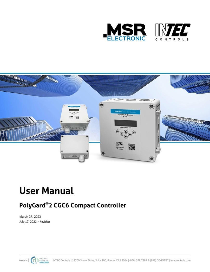 MSR ELECTRONIC PolyGard 2 CGC6 user manual