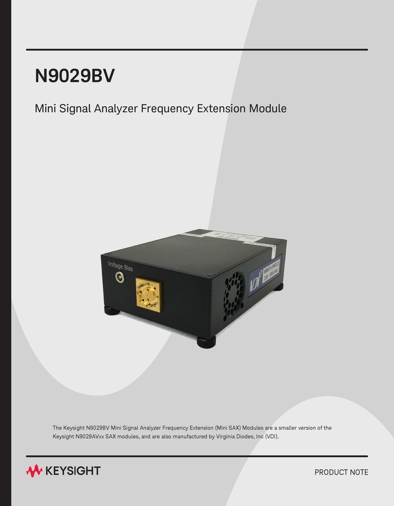 Keysight Technologies N9029BV Service manual