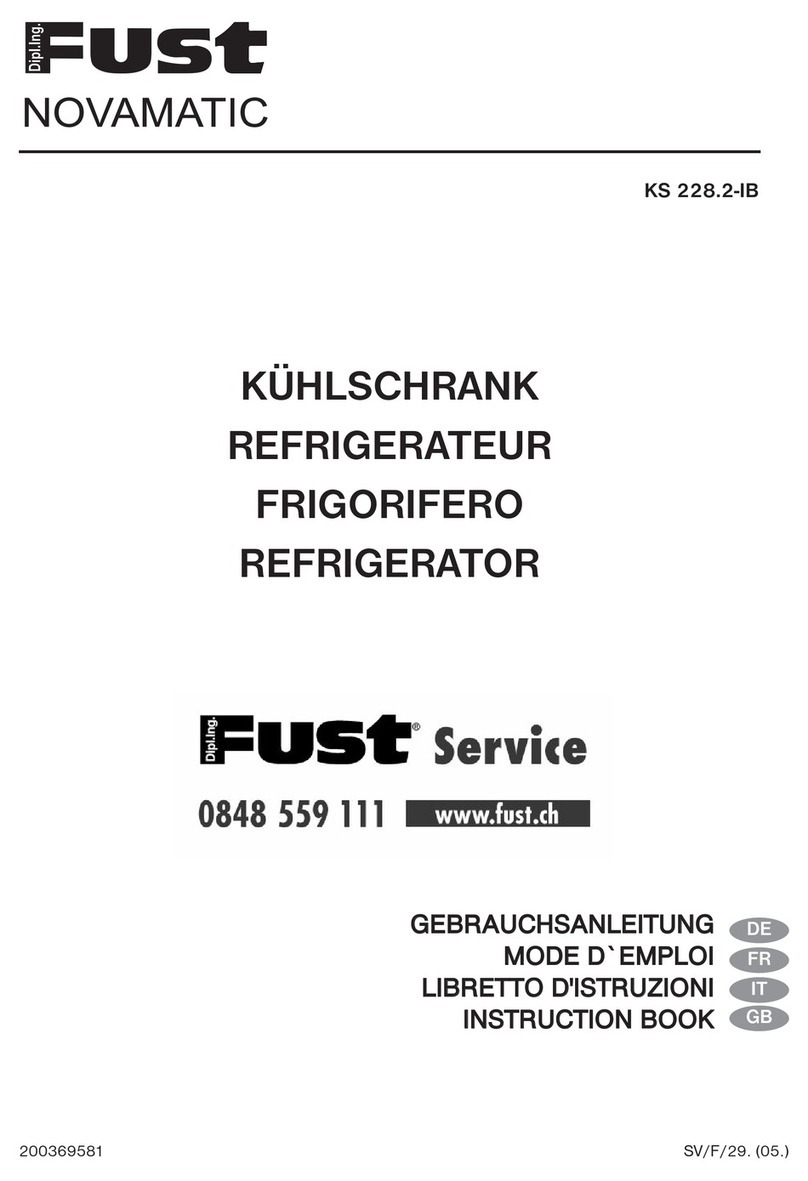 Fust NOVAMATIC KS 228.2-IB Instruction book