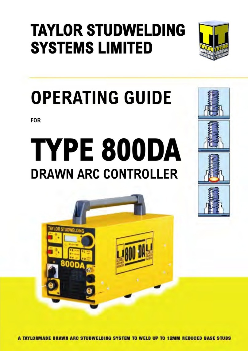 Taylor 800DA User manual
