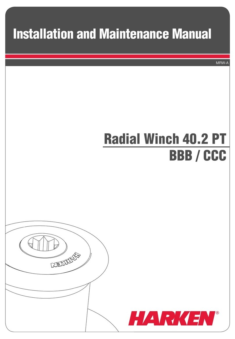 Harken Radial Winch 40.2 PT BBB Manual
