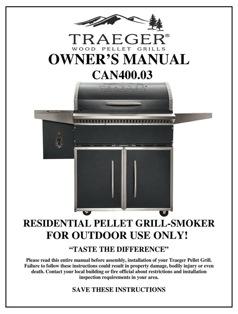Traeger CAN400.03 owner's manual
