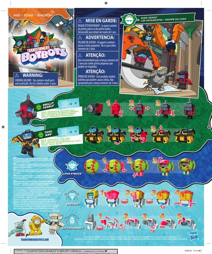 Hasbro Transformers BotBots Series User manual Hasbro Transformers BotBots Series User manual