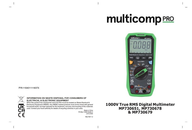 multicomp pro MP730651 User manual