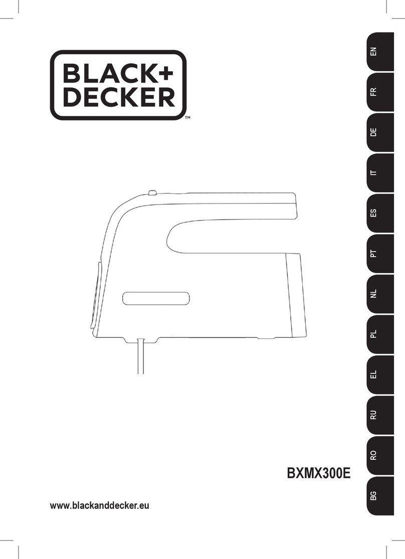 Black & Decker BXMX300E User manual