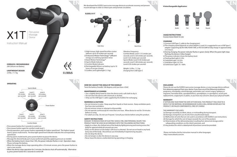 ELEEELS X1T instruction manual