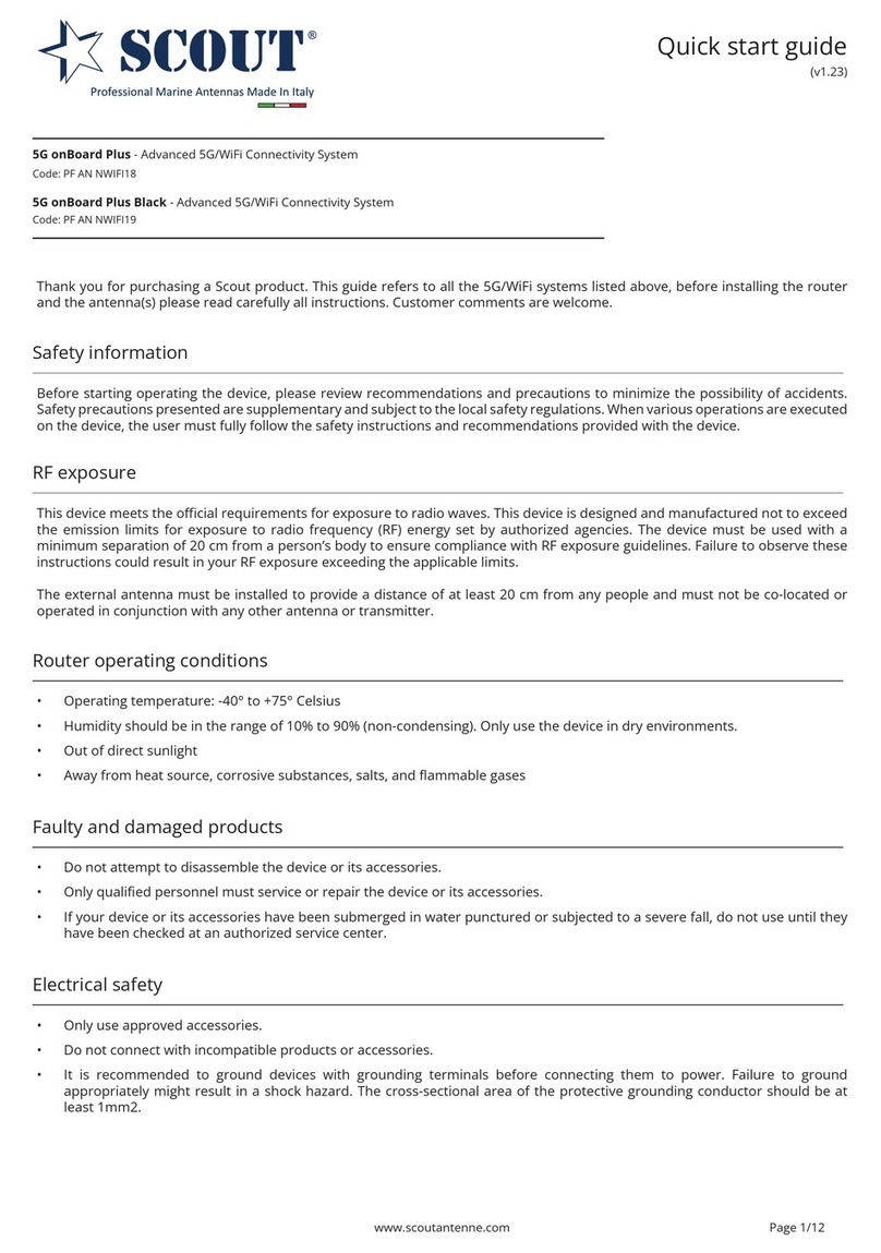 Scout 5G onBoard Plus User manual
