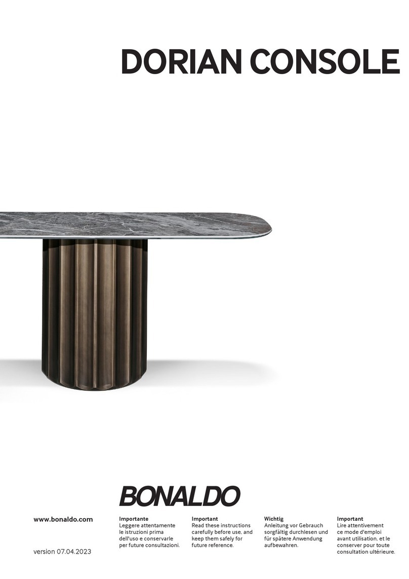 Bonaldo DORIAN CONSOLE manual Bonaldo DORIAN CONSOLE manual