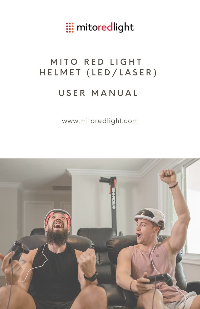 mitoredlight HELMET LED/LASER user manual