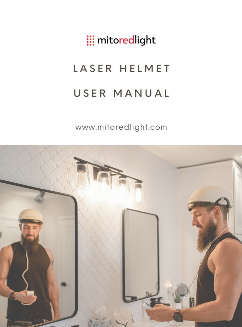 mitoredlight LASER HELMET user manual