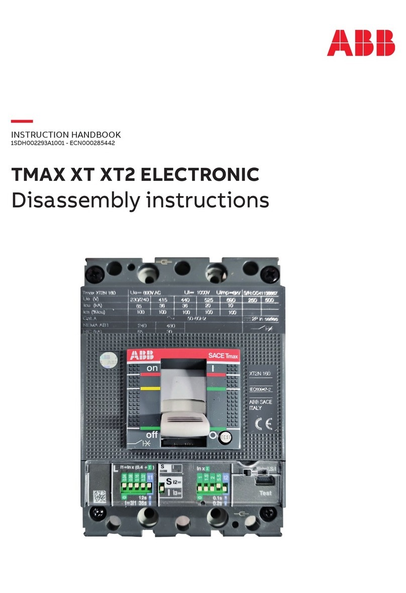 ABB TMAX XT XT2 THERMOMAGNETIC Installation instructions
