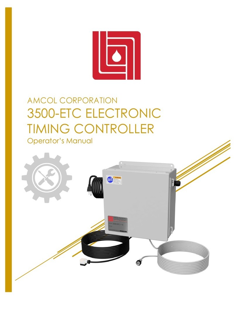 AMCOL 3500-ETC Operator's manual