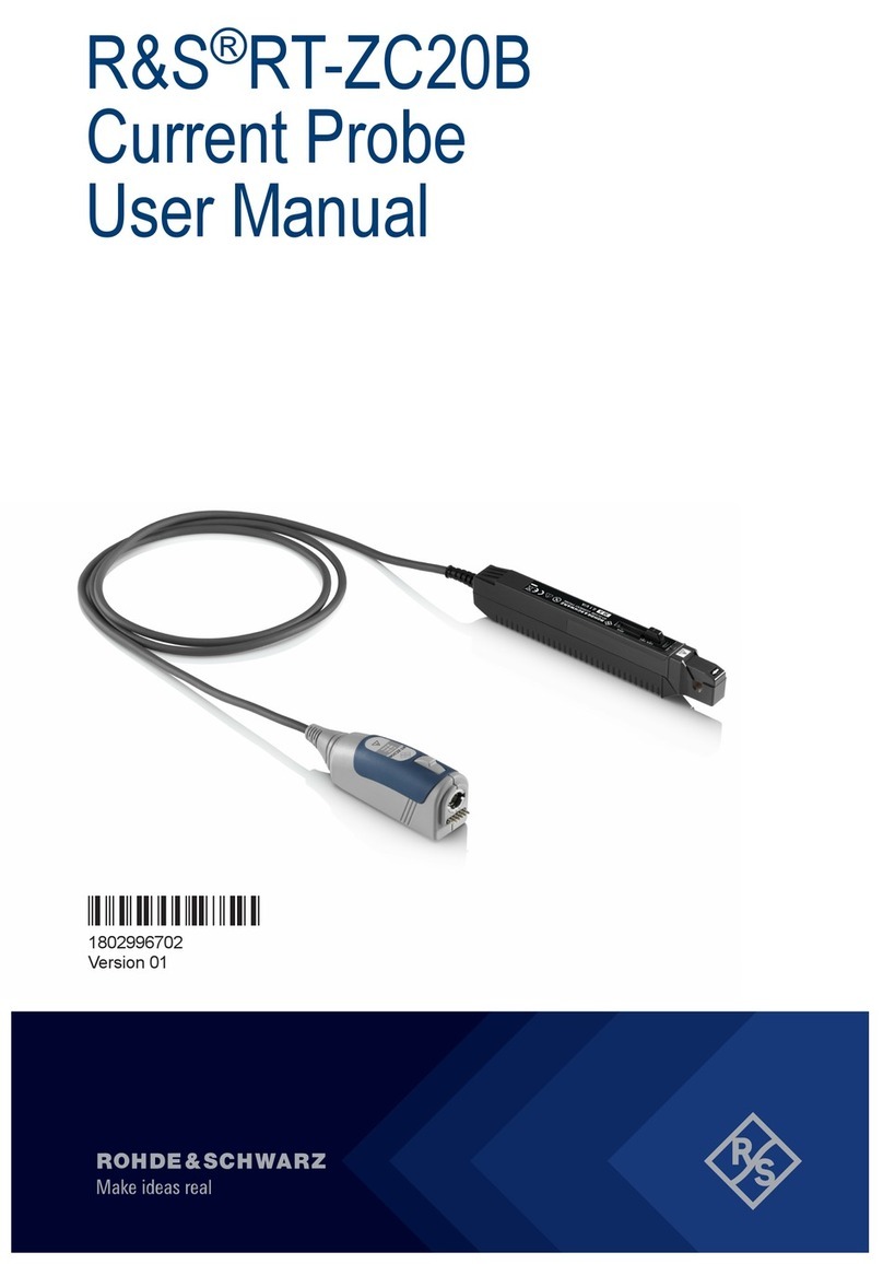 R&S RT-ZC20B User manual