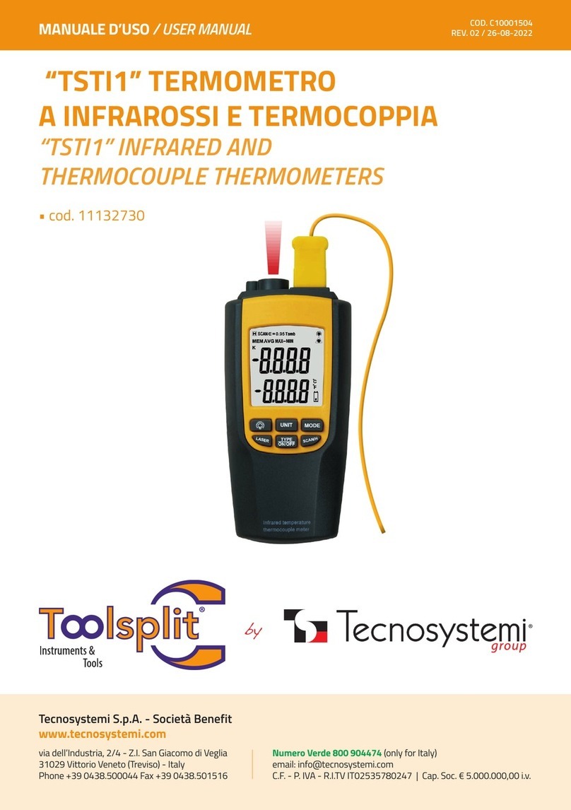 Tecnosystemi Toolsplit TSTI1 User manual
